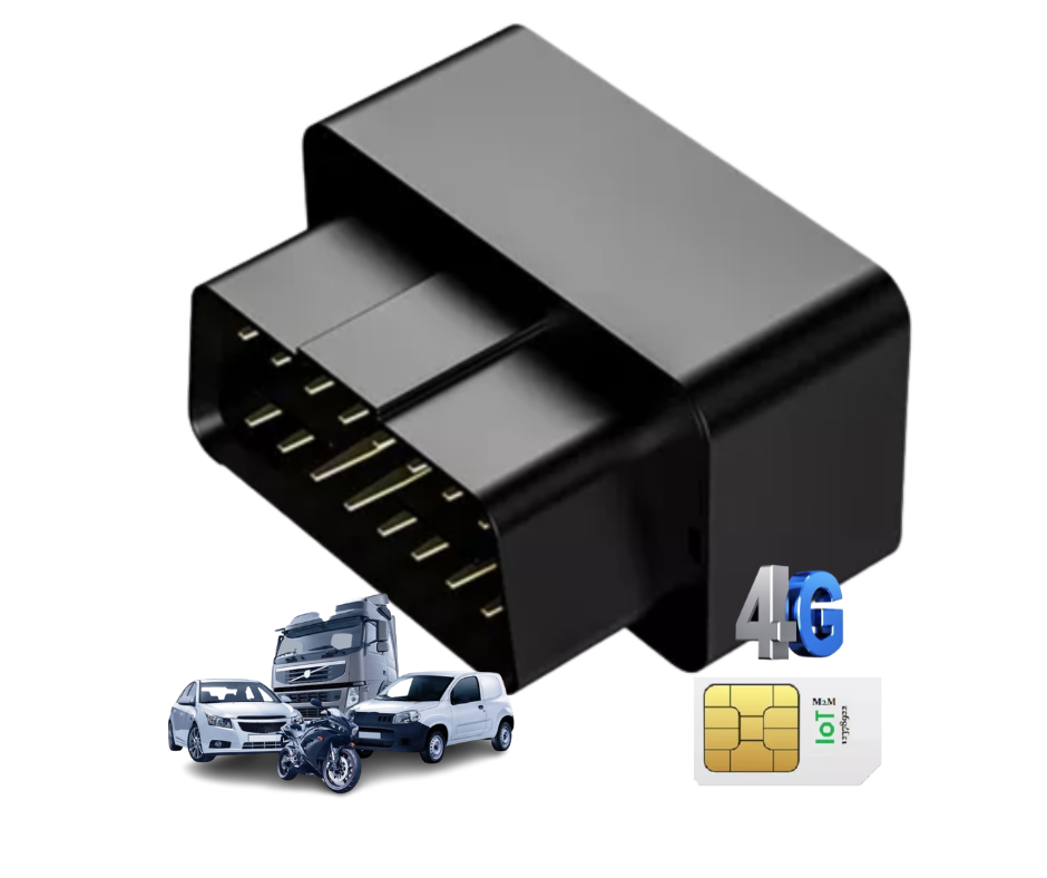 Rastreador GPS 4G PLUG OBD2, App Tecnotrack - Imagem 2