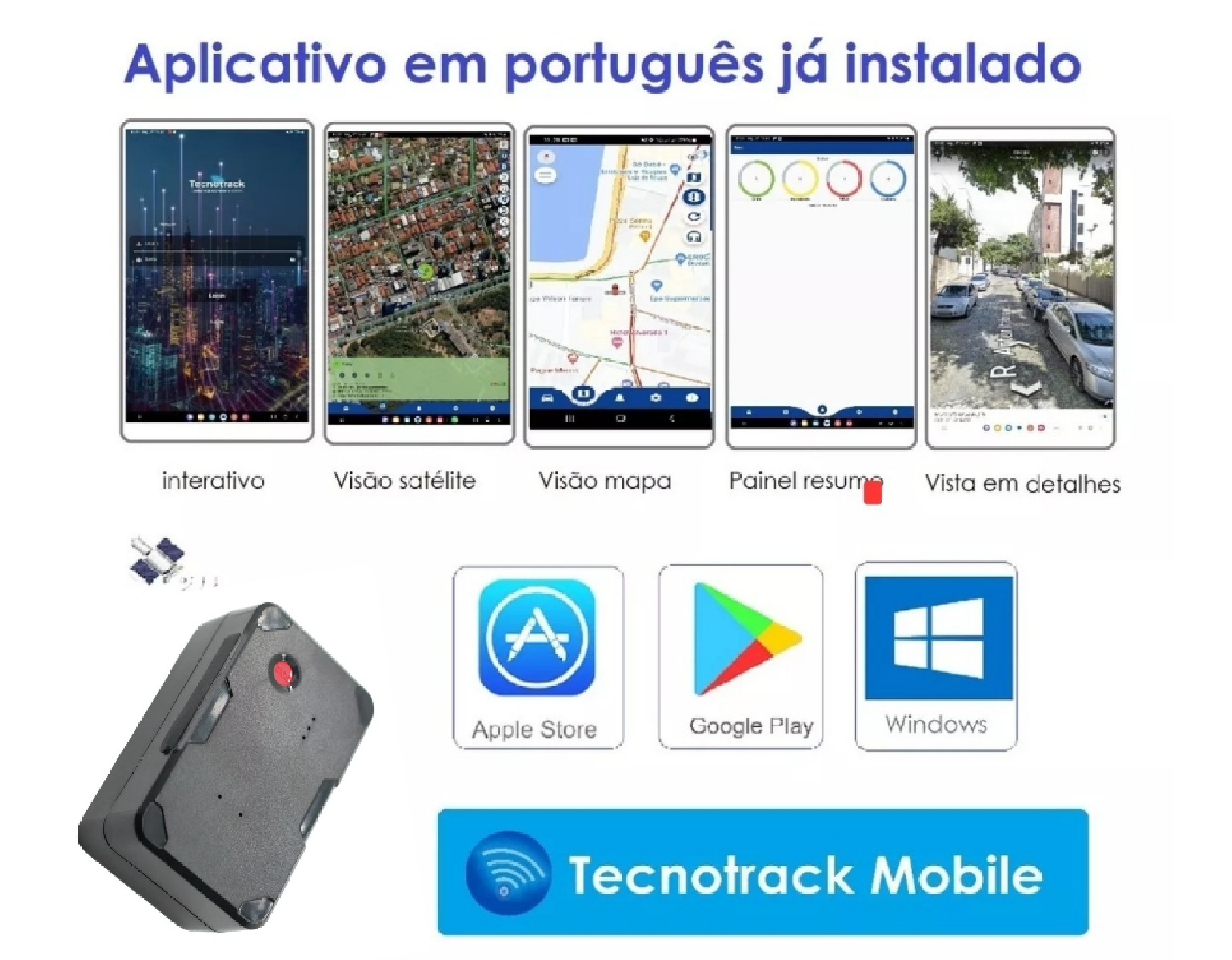Mini Rastreador GPS 4G Portátil com Aplicativo 365GPS Português + Chip M2M - Imagem 4